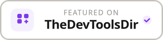 Featured on TheDevToolsDir