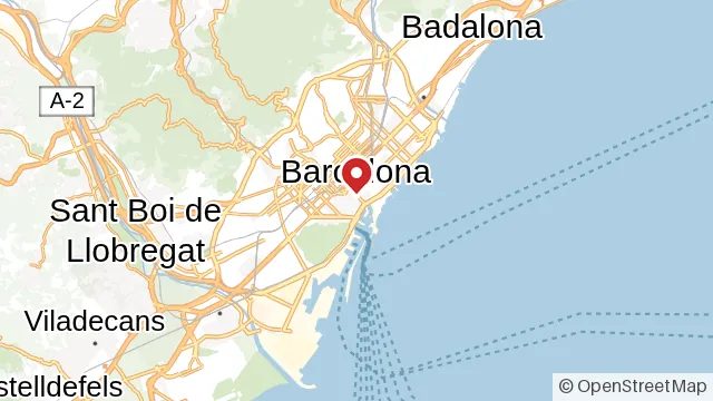 Asociación Red Flag on the map