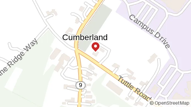 Chebeague and Cumberland Land Trust on the map