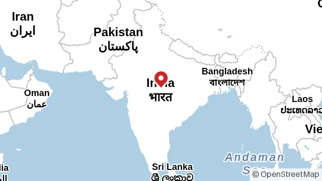 Indian Council of Forestry Research and Education on the map