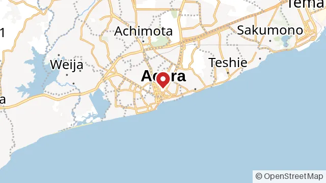 Media Foundation for West Africa on the map