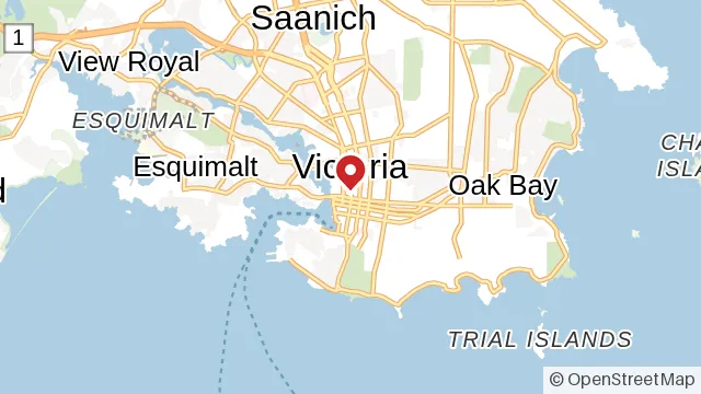 The Land Conservancy of British Columbia on the map