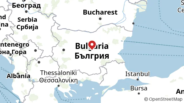 Transparency International Bulgaria on the map